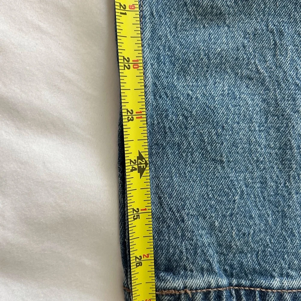 Old Navy Women’s Mid-Rise Slouchy Straight Size 14 Petite - Picture 7 of 10